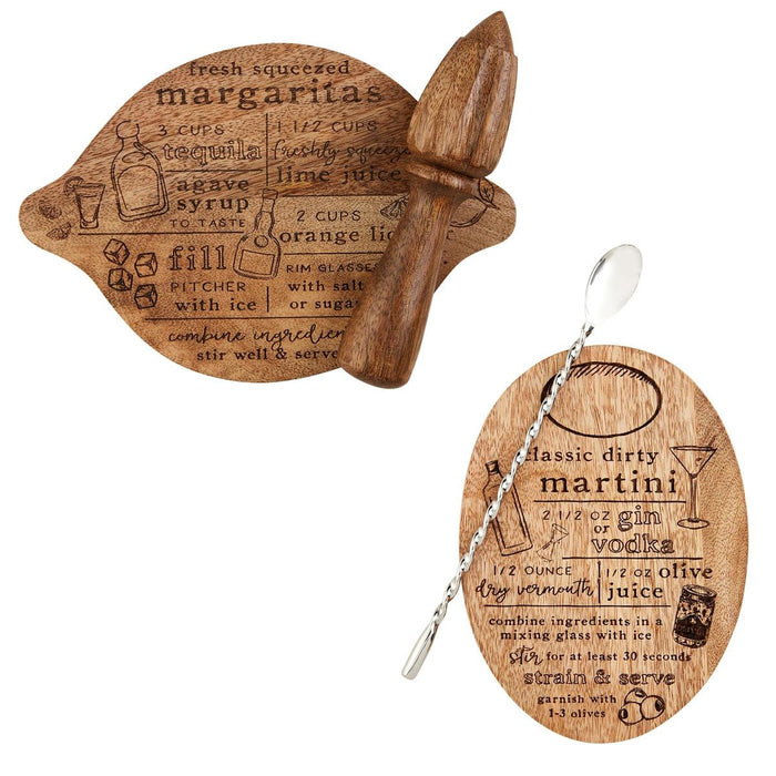 Cocktail Recipe Board Set - Madison's Niche