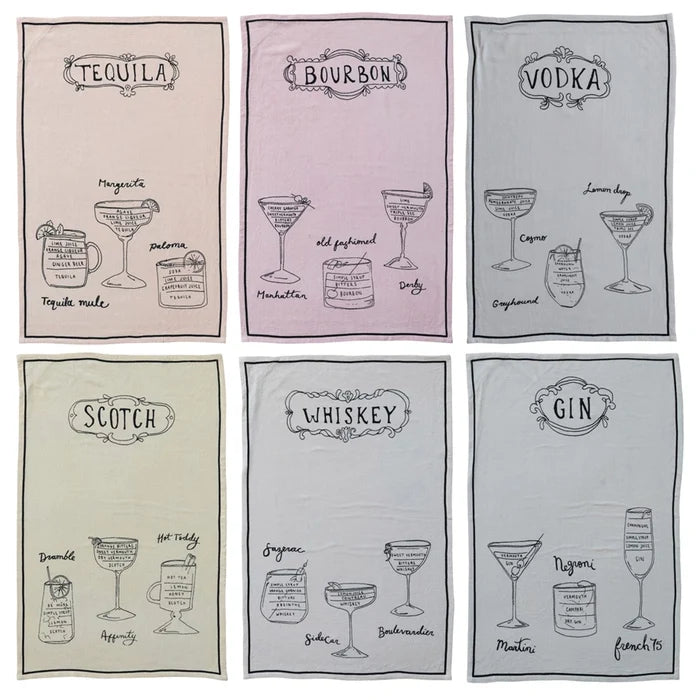Cocktail Recipe Towel - Madison's Niche