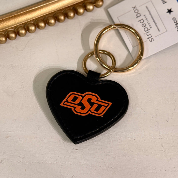 Collegiate Game Day Heart Charm