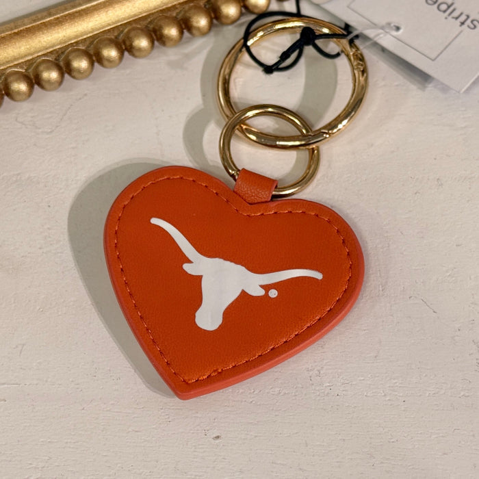 Collegiate Game Day Heart Charm