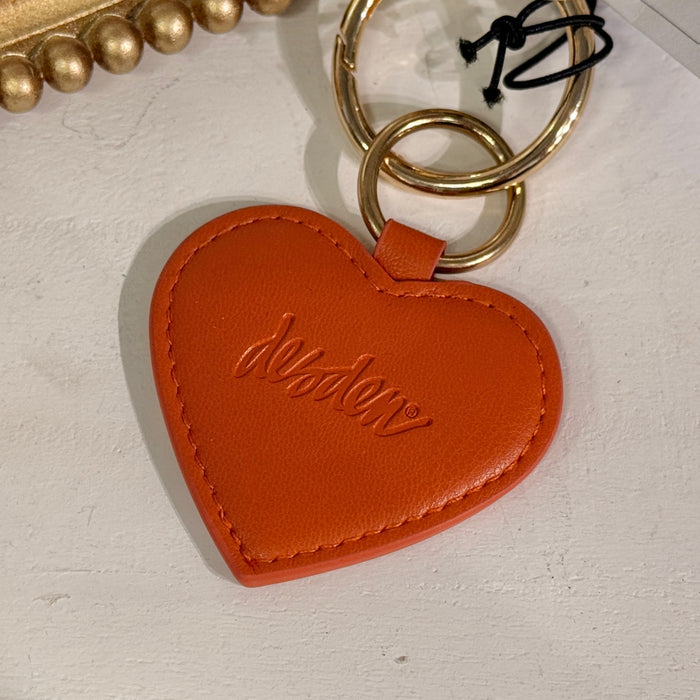 Collegiate Game Day Heart Charm