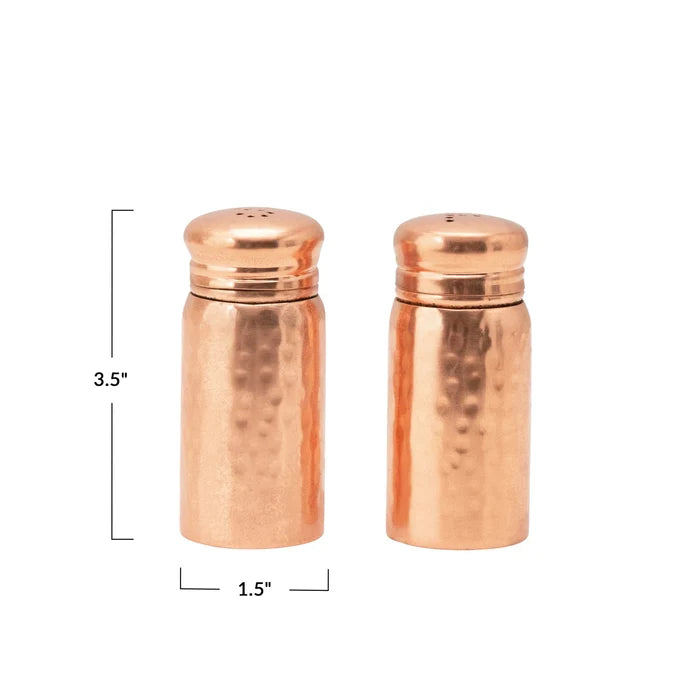 Copper Salt & Pepper Set - Madison's Niche