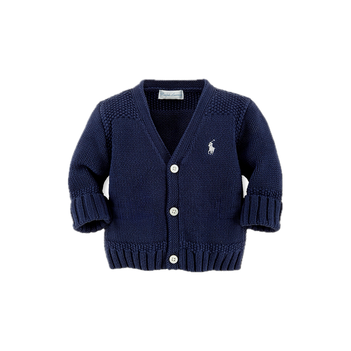 Cotton V-Neck Cardigan - Madison's Niche