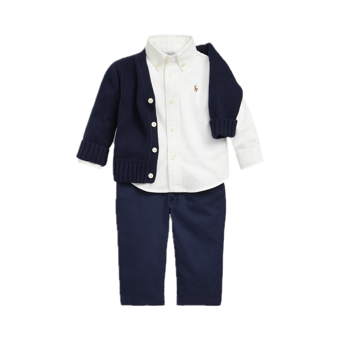 Cotton V-Neck Cardigan - Madison's Niche