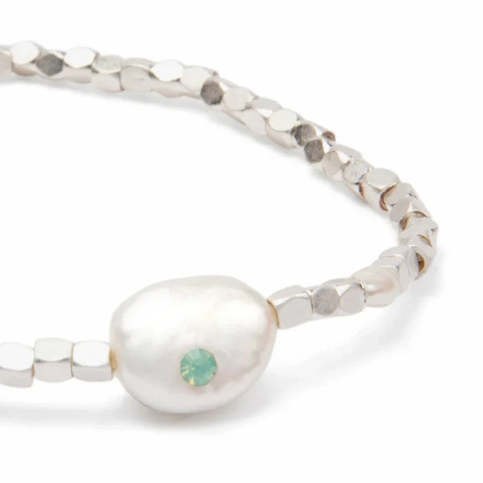 Courage Affirmation Bracelet in Silver - Madison's Niche