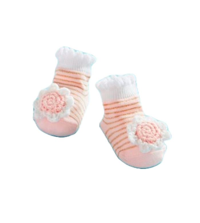 Crochet Rattle Tow Socks - Madison's Niche