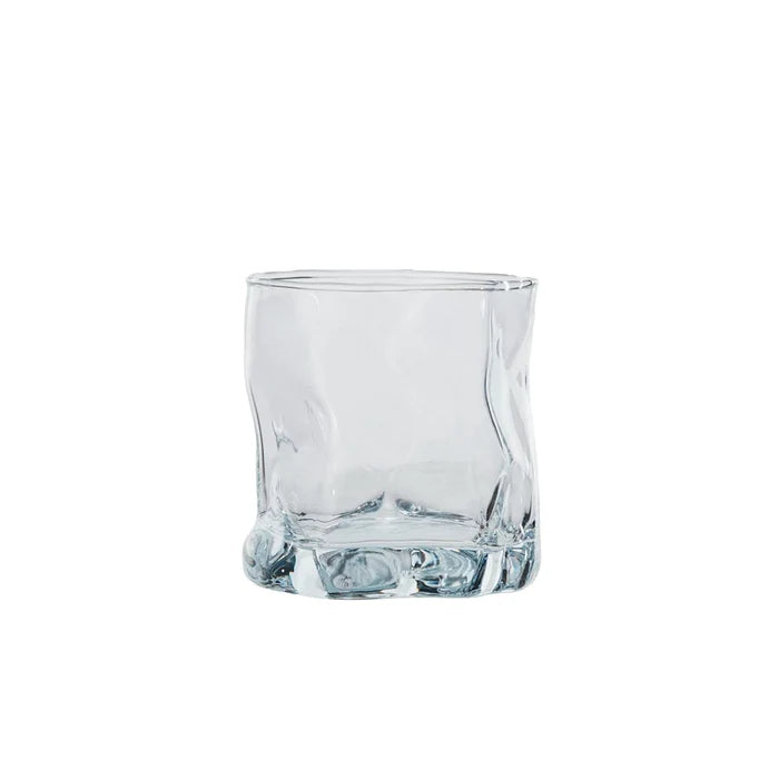 Crumpled Lowball Glass - Madison's Niche