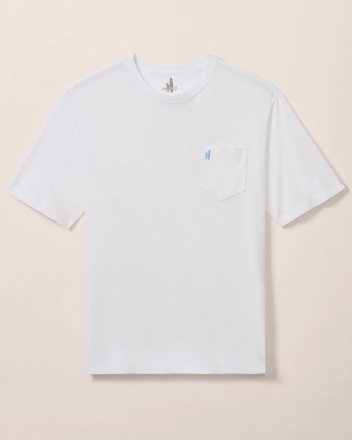 Dale 2.0 Pocket T-Shirt in White - Madison's Niche