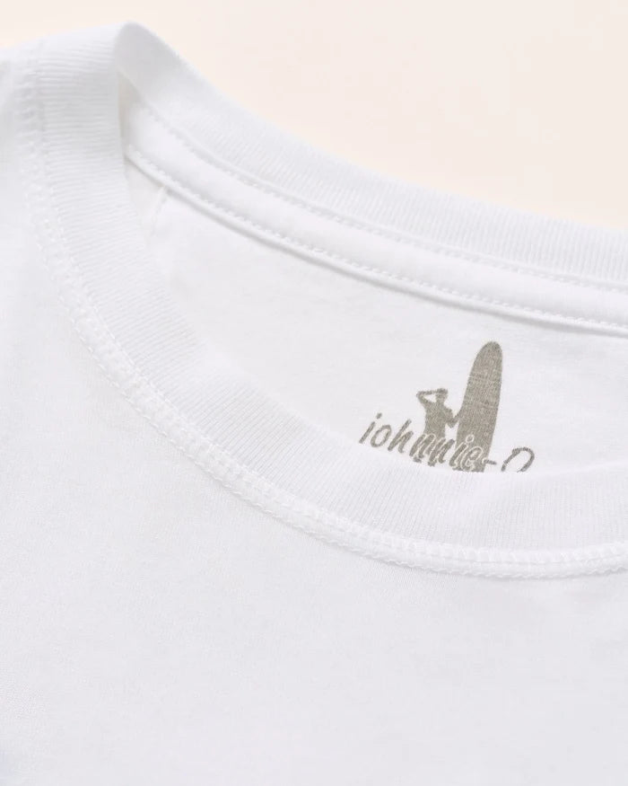 Dale 2.0 Pocket T-Shirt in White - Madison's Niche