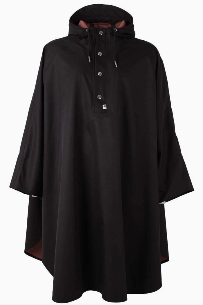 Danefæ København Danerain Poncho Black