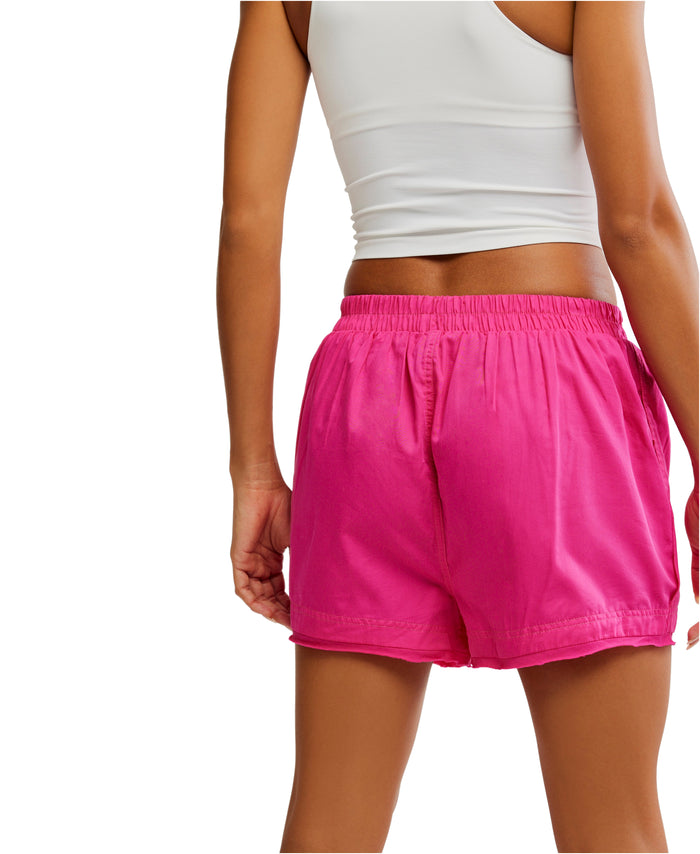 Day To Day Solid Boxers in Pink Peacock - Madison's Niche