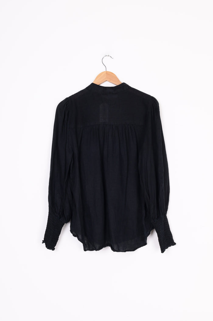 Decjuba  Womens Black Blouse Size 10