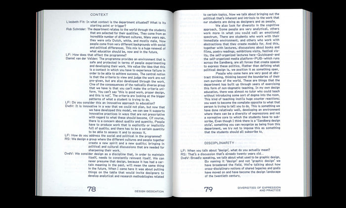 Design Dedication - Adaptive Mentalities in Design Education