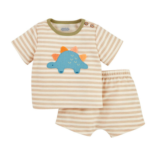 Dino Applique Short Set - Madison's Niche
