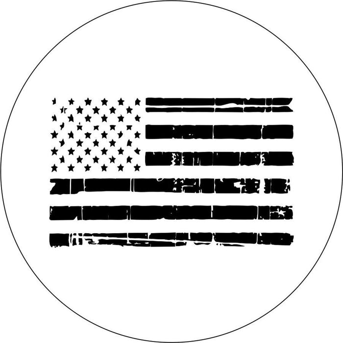 Distressed American Flag (ANY COLOR)