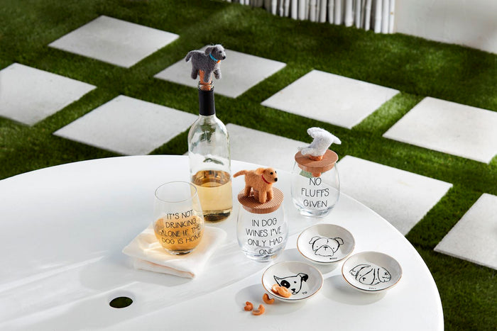 Dog Wine Glass & Topper Sets - Madison's Niche