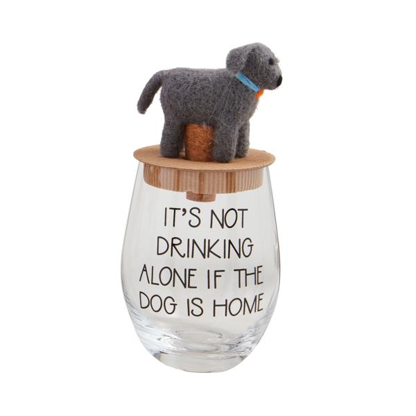 Dog Wine Glass & Topper Sets - Madison's Niche