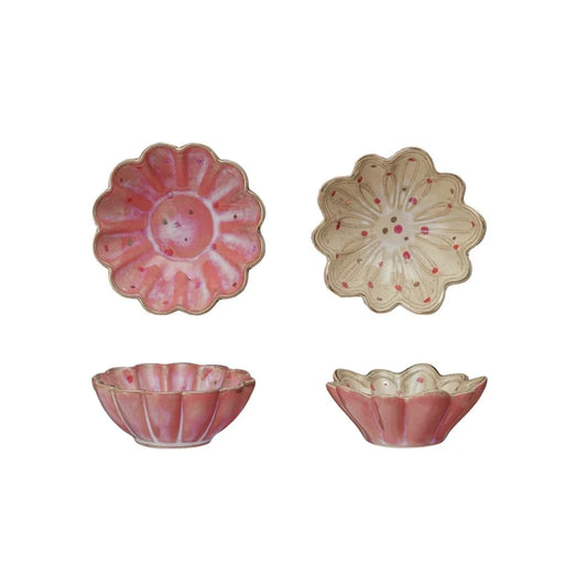 Dotted Flower Dish - Madison's Niche