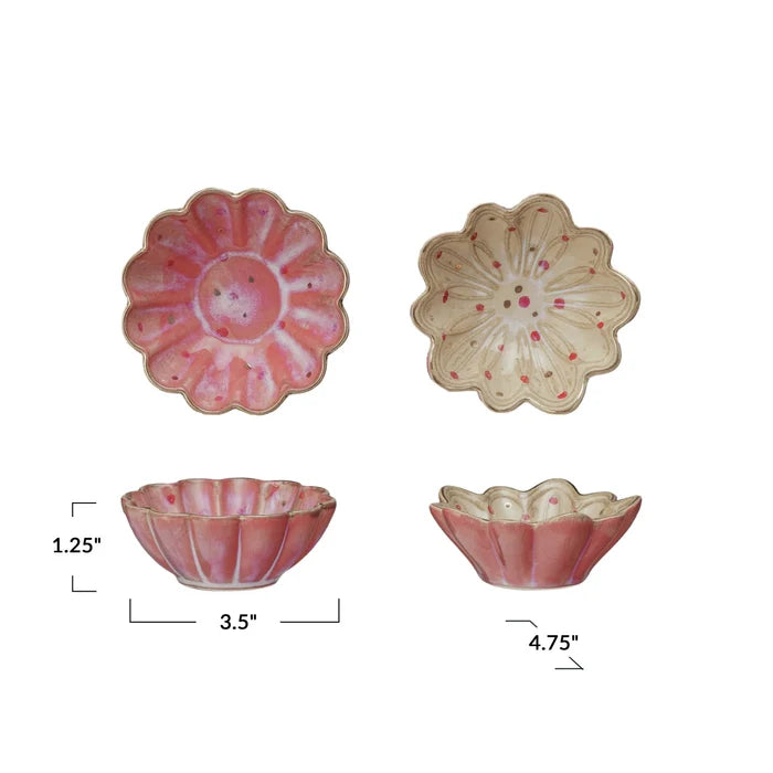 Dotted Flower Dish - Madison's Niche