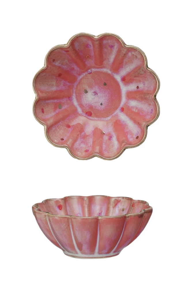 Dotted Flower Dish - Madison's Niche