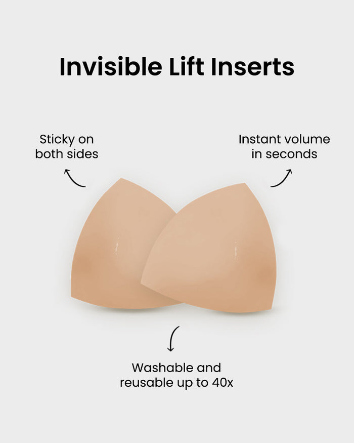 Double-Sided Adhesive Invisible Lift Inserts (2 Pairs)