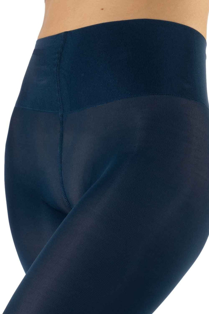 Marine plus size tights  worn by a person on a white background