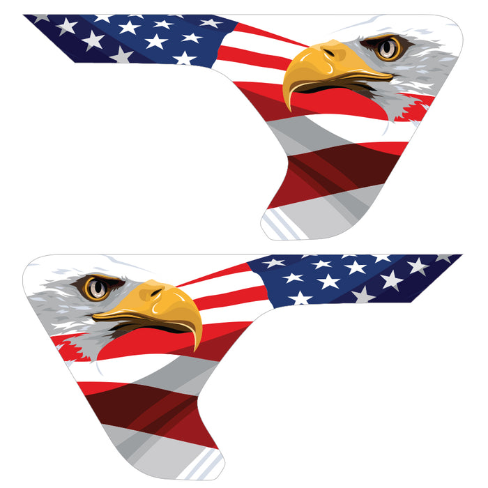Eagle Race 2pc Vinyl Fender Decal