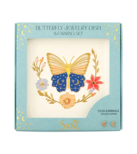 Earring and Butterfly Jewelry Dish Set - Madison's Niche