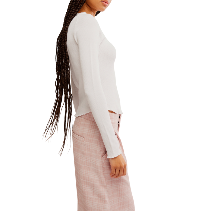 Easy Does it Tee in White - Madison's Niche