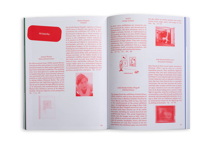 Echoing Exhibition Views - Subjectivity in Post-Digital Times