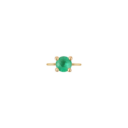 Permanent Jewelry, Emerald Connector Charm, Vermeil