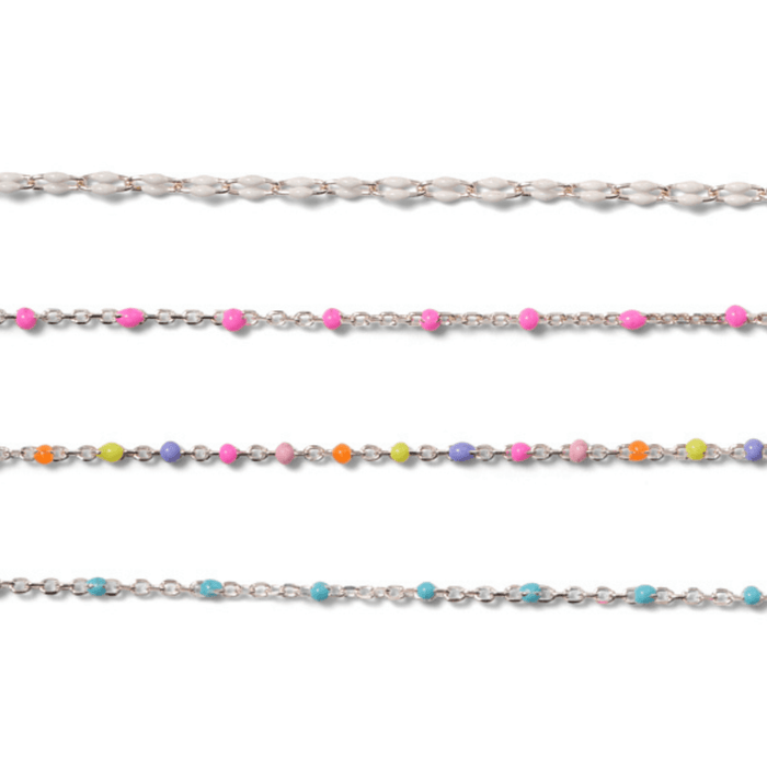 Permanent Jewelry, Enamel Bundle, Gold-Filled