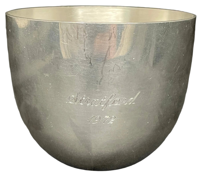 Engraved Stieff Pewter Jefferson Cup "JCS".