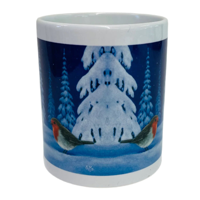 Eva Melhuish Hedgehog and Bird coffee mug