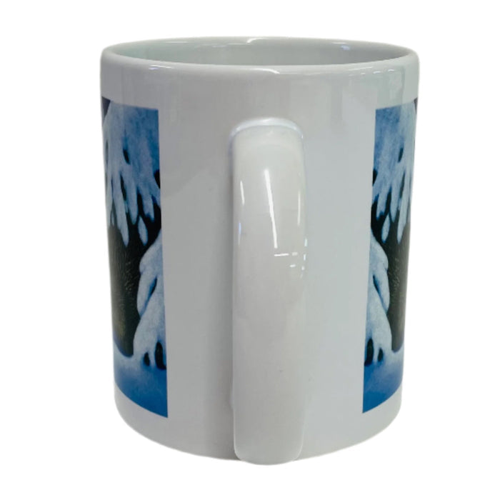 Eva Melhuish Hedgehog and Bird coffee mug