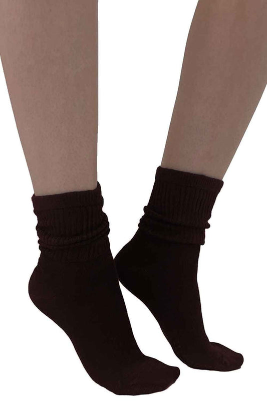 Bamboo super soft socks worn on a white background