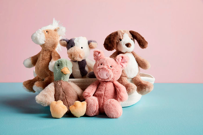 Farm Plush Rattle Pal - Madison's Niche
