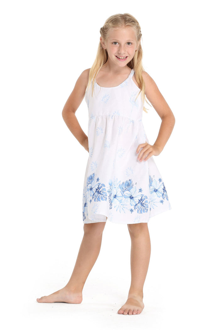 Father Daughter Set in Cross Hibiscus