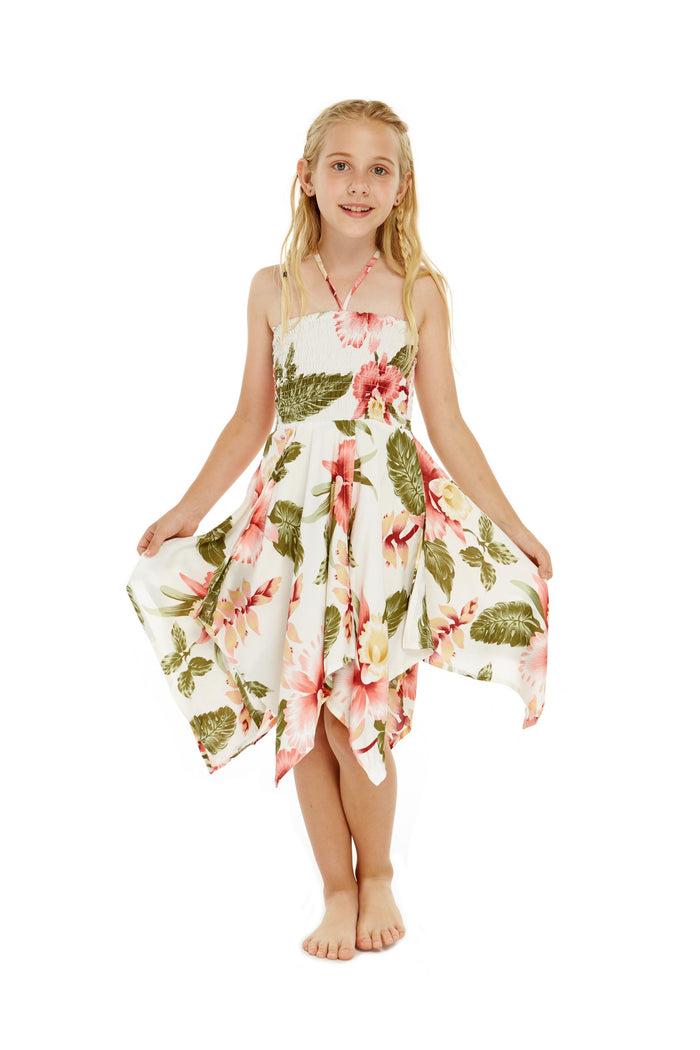 Father Daughter Set in Rafelsia Cream