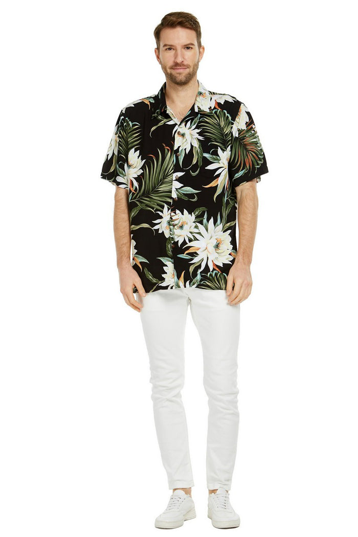 Father Daughter Set in Wispy Cereus Black