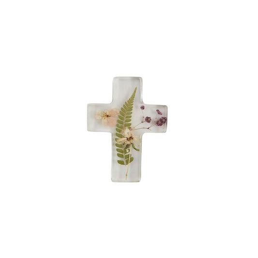 Fern Dried Flower Cross - Madison's Niche