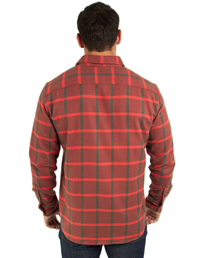 Field Grand Flannel - Brick Windowpane