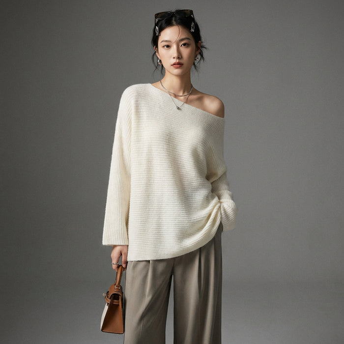 Haut épaule dénudée maille fine femme - Koreanxwear - Taille One Size