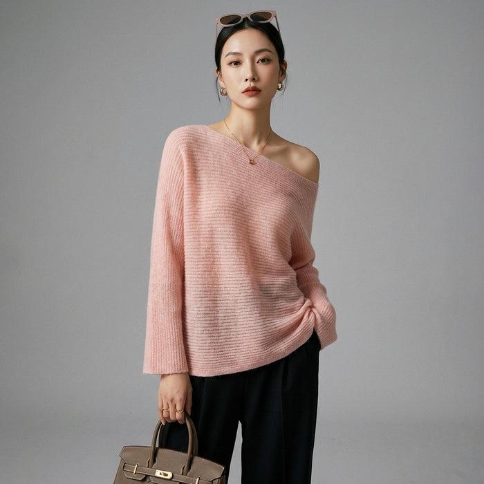Haut épaule dénudée maille fine femme - Koreanxwear - Taille One Size