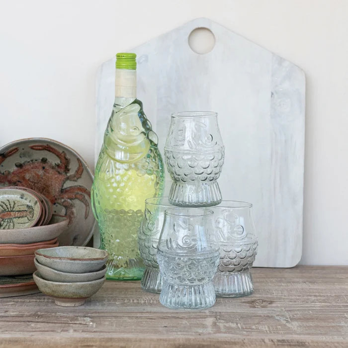 Fish Shaped Drinking Glass - Madison's Niche