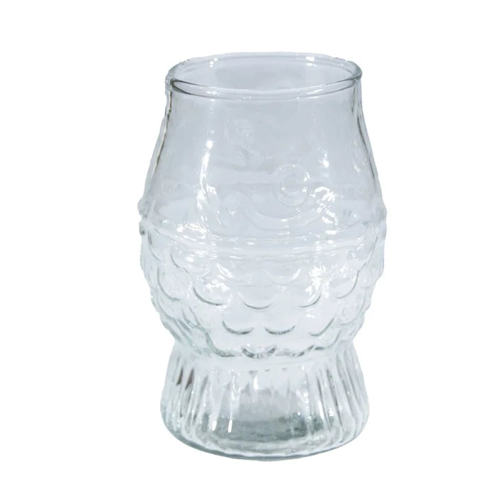 Fish Shaped Drinking Glass - Madison's Niche