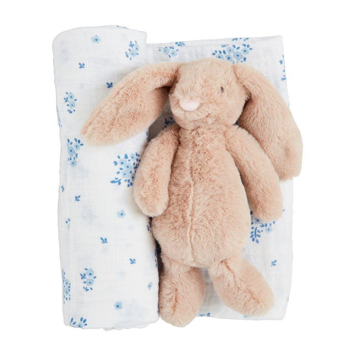 Floral And Bunny Swaddle Set - Madison's Niche