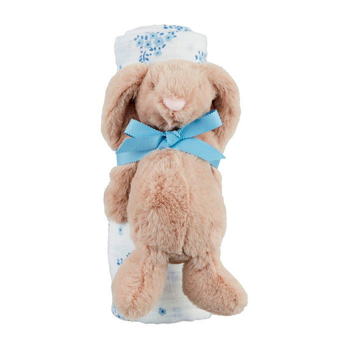 Floral And Bunny Swaddle Set - Madison's Niche