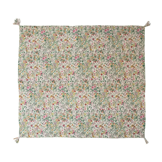 Floral Kantha Throw - Madison's Niche
