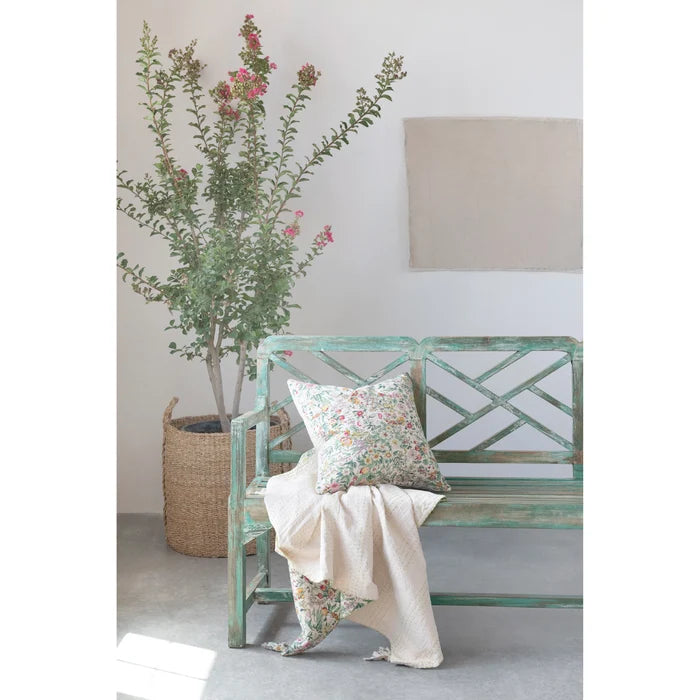 Floral Kantha Throw - Madison's Niche